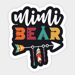 Mimi Bear Daughter Sticker